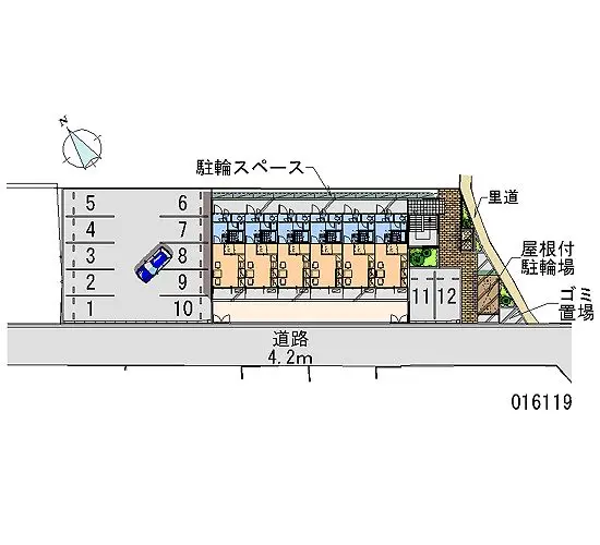 ★手数料０円★広島市佐伯区五日市中央　月極駐車場（LP）